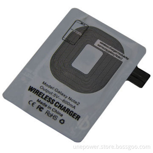 Internal Wireless Chargers Receiver for Samsung Note 2, with Black/White Colors, Qi Standard